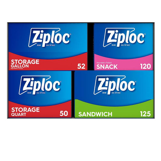 Ziploc Variety Total Bags, 347 Pack