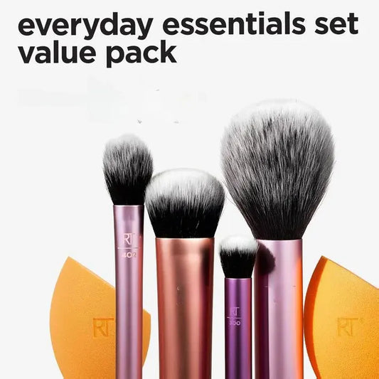 Real Techniques 6 Piece Everyday Essentials Makeup Brush Set