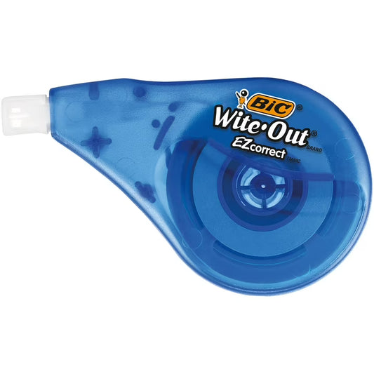 BIC Wite-Out EZ Correct Tear-Resistant Correction Tape, 6 Count