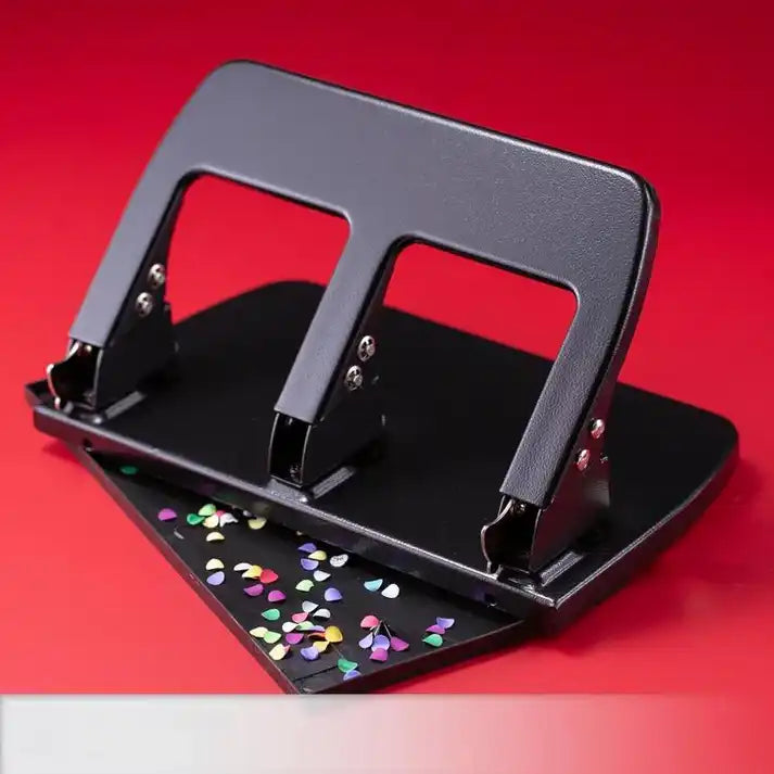 Officemate 3-Hole Punch – Medium Duty, 30-Sheet Capacity with Ergonomic Handle