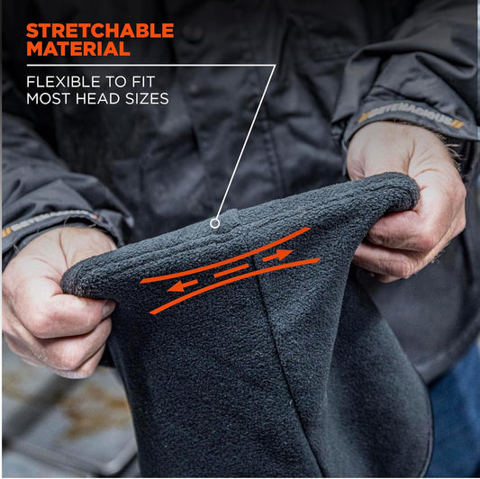 Balaclava, Winter Face Mask, Thermal Black Fleece, Ergodyne N-Ferno 6821