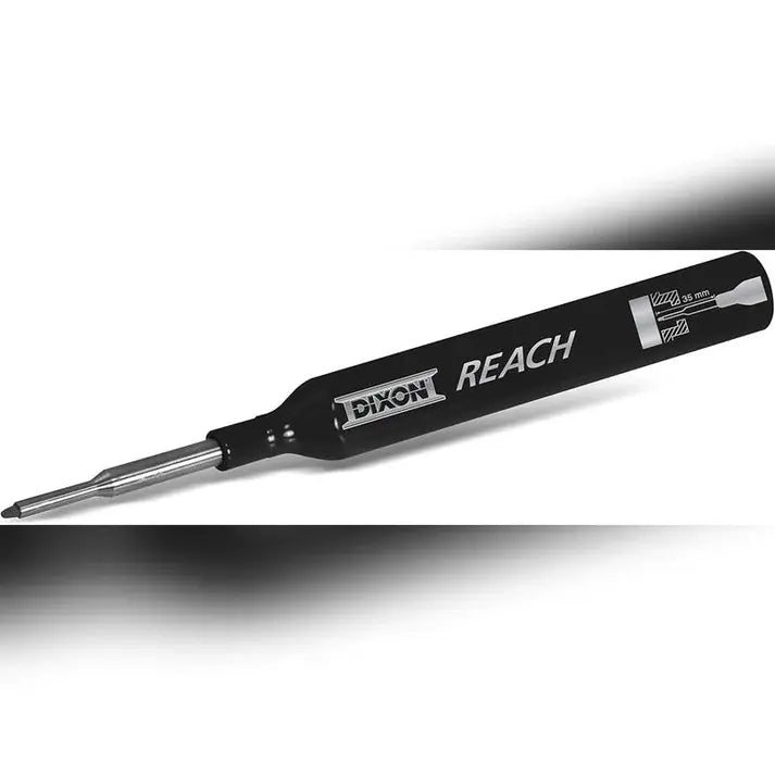 DIXON Industrial REACH- Deep Hole Permanent Marker, Black, 6-Count