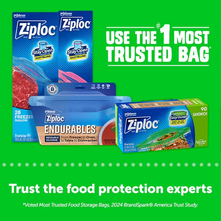 Ziploc Grip ’n Seal Top Snack Bags, 300 Count