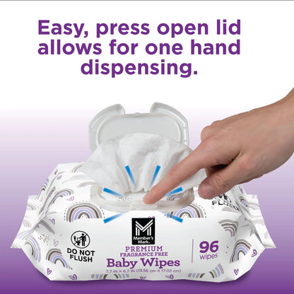 Member's Mark Premium Baby Wipes, Fragrance Free, 12 pk., 1152 Wipes