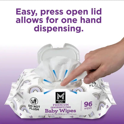 Member's Mark Premium Baby Wipes, Fragrance Free, 12 pk., 1152 Wipes