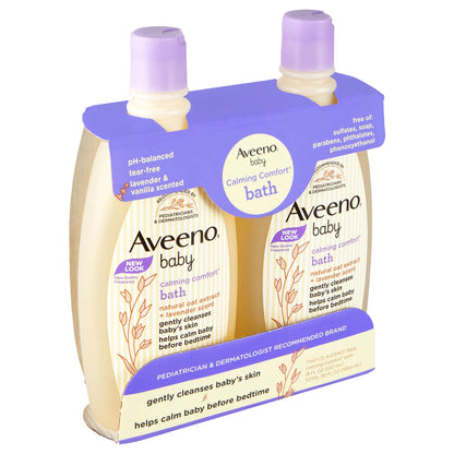 Aveeno Baby Calming Comfort Bath Wash 18 fl. oz., 2 pk.