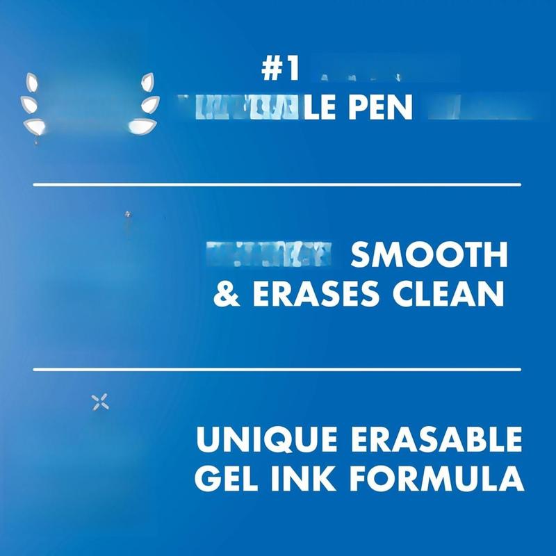 Pilot FriXion Clicker Erasable Gel Pens – 8 Vibrant Colors, Fine Point, Retractable