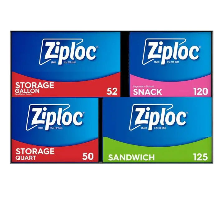 Ziploc Variety Total Bags, 347 Pack