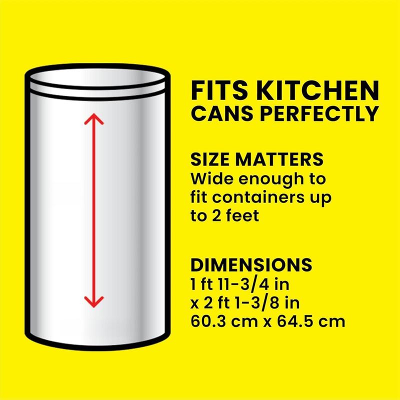 Glad Household ForceFlex Tall Kitchen Drawstring Trash Bags - 13 Gallon