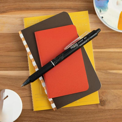 Pilot FriXion Clicker Erasable Gel Pens – 8 Vibrant Colors, Fine Point, Retractable