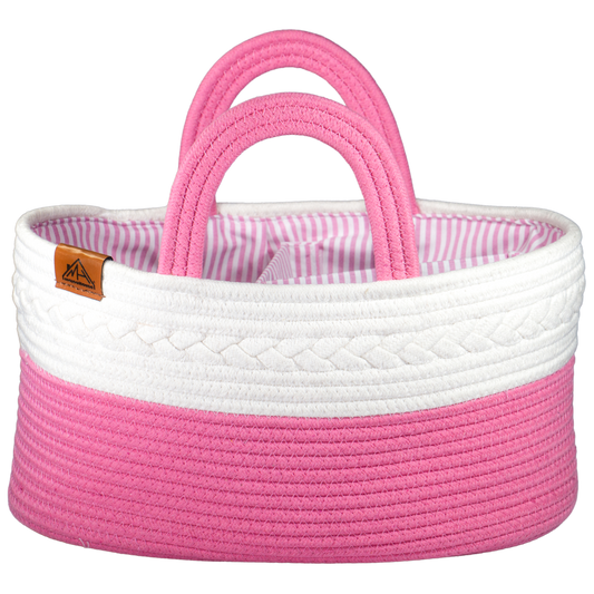 Mojoo House Diaper Caddy - PINK