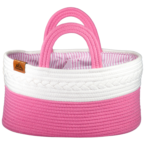 Mojoo House Diaper Caddy - PINK