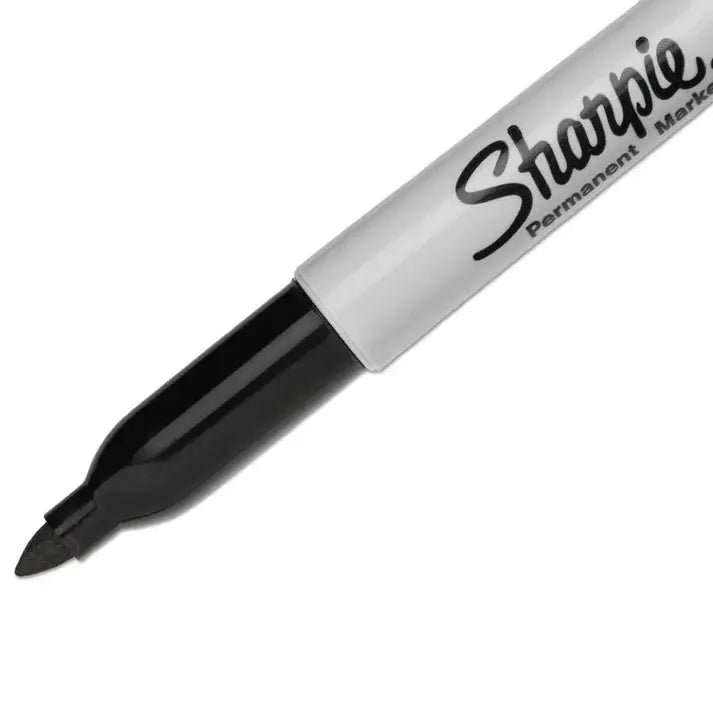 Sharpie Permanent Marker - Fine Point - Black - 12 ct.