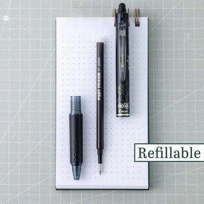 Pilot FriXion Clicker Erasable Gel Pens – 8 Vibrant Colors, Fine Point, Retractable