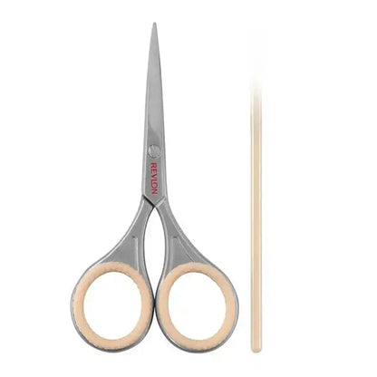 Revlon Designer Series Brow Set – Scissors & Spoolie Brush for Precise Brow Grooming