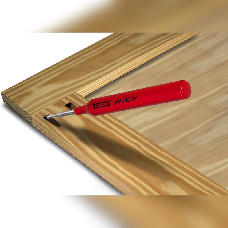 DIXON Industrial REACH- Deep Hole Permanent Marker, Black, 6-Count