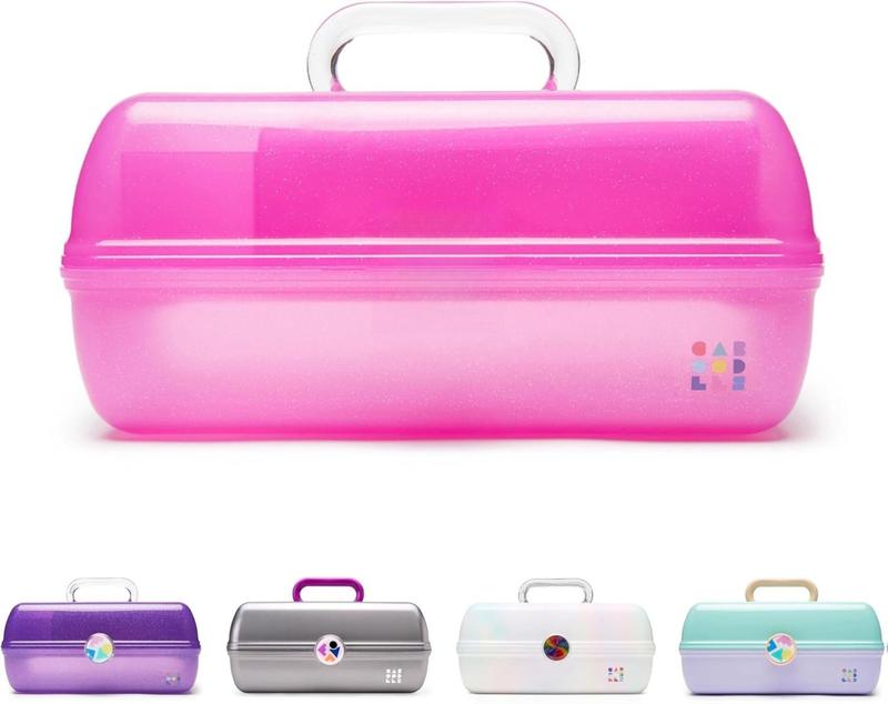 Caboodles On-The-Go Girl - Hot Pink Jelly Sparkle