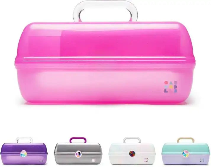 Caboodles On-The-Go Girl - Hot Pink Jelly Sparkle