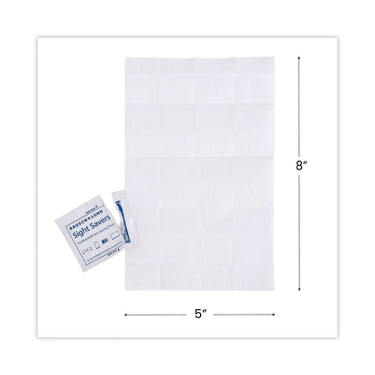 Pre-Moistened Lens Cleaning Wipes – Easy-Dispense 5" x 8" Tissues for Glasses, Screens & Safety Gear