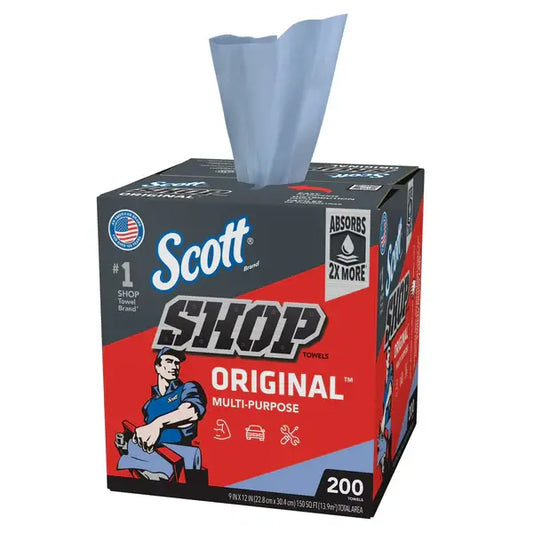Scott® Shop Towels Original Pop-Up Dispenser, 200 Sheets/Box