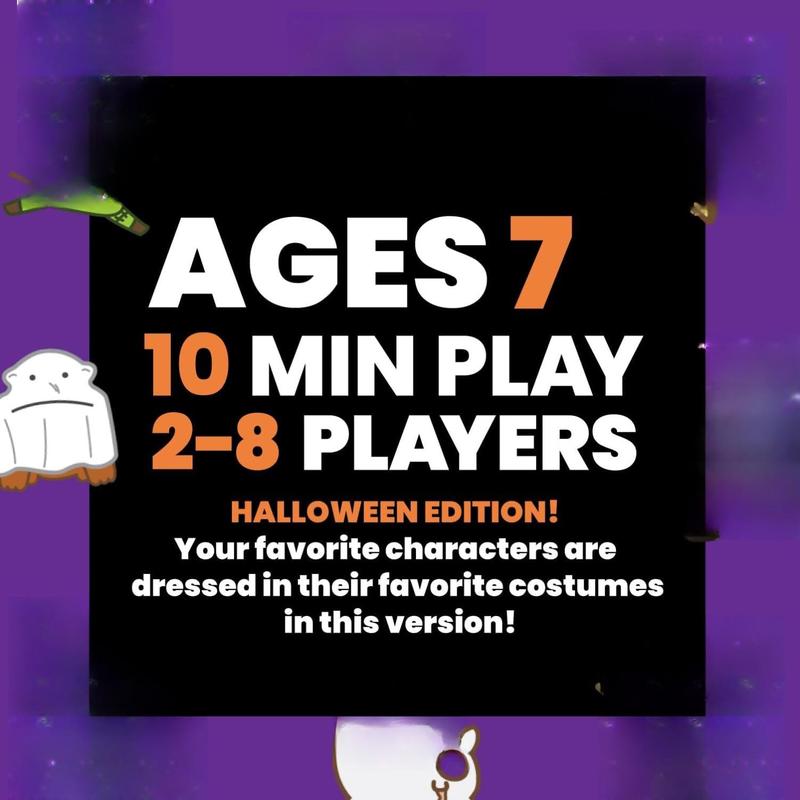 Taco Cat Goat Cheese Pizza – Halloween Edition Card Game, Ages 8+, Fast-Paced Party Fun