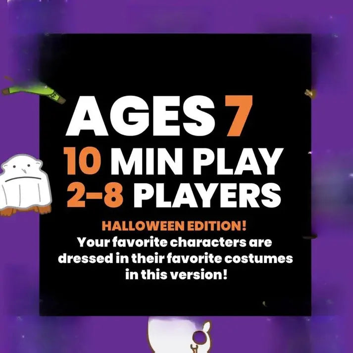 Taco Cat Goat Cheese Pizza – Halloween Edition Card Game, Ages 8+, Fast-Paced Party Fun