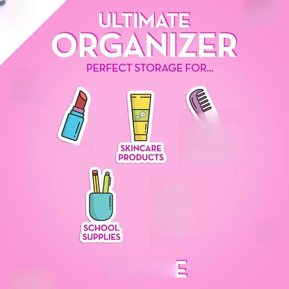 Caboodles On-The-Go Girl - Hot Pink Jelly Sparkle