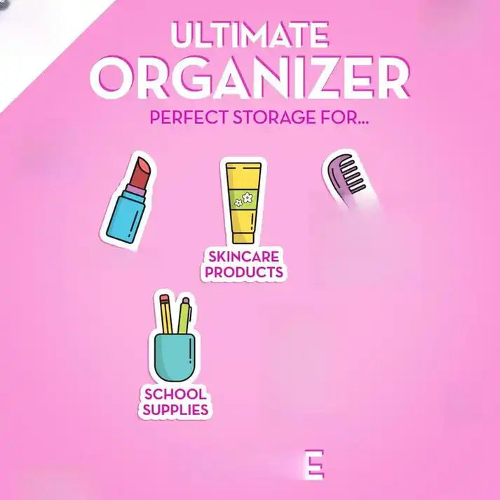 Caboodles On-The-Go Girl - Hot Pink Jelly Sparkle