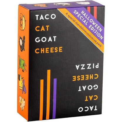 Taco Cat Goat Cheese Pizza – Halloween Edition Card Game, Ages 8+, Fast-Paced Party Fun