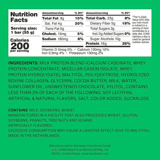 Barebells Protein Bars Variety Pack – Banana Caramel, White Chocolate Almond & Chocolate Dough