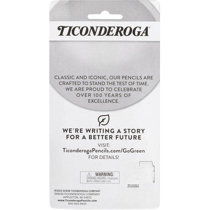 Ticonderoga Neon Erasers – 3 Packs, 12 Pencil-Top & 3 Hand-Held, Non-Toxic