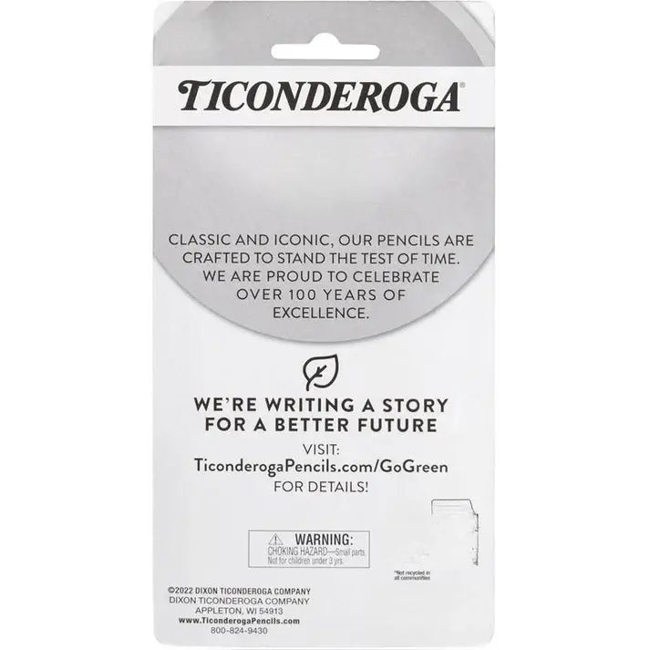Ticonderoga Neon Erasers – 3 Packs, 12 Pencil-Top & 3 Hand-Held, Non-Toxic