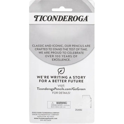 Ticonderoga Neon Erasers – 3 Packs, 12 Pencil-Top & 3 Hand-Held, Non-Toxic