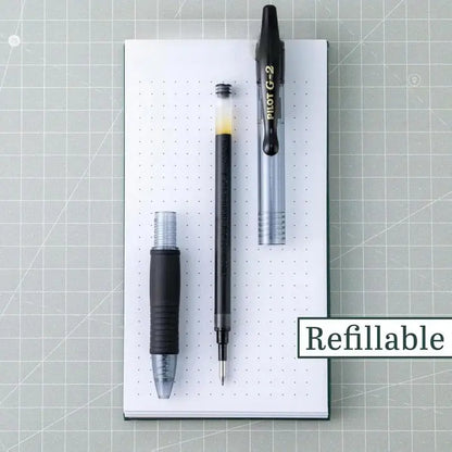 Pilot G2 Premium Gel Roller Pens 0.7, Fine Point Smooth Writing Pens Black, Pack of 12