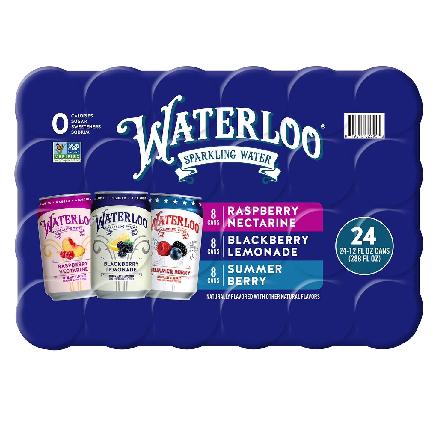 Waterloo Tropical Fruit Sparkling Water – Naturally Flavored Zero-Calorie Beverage (12 Pack)