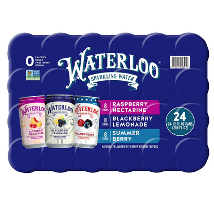 Waterloo Tropical Fruit Sparkling Water – Naturally Flavored Zero-Calorie Beverage (12 Pack)