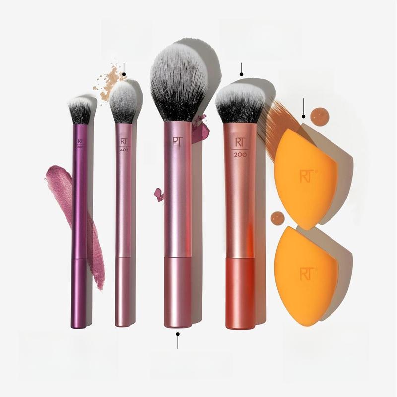 Real Techniques 6 Piece Everyday Essentials Makeup Brush Set