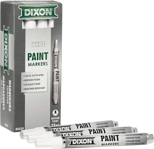 Dixon Paint Markers, Medium Tip, Box of 12