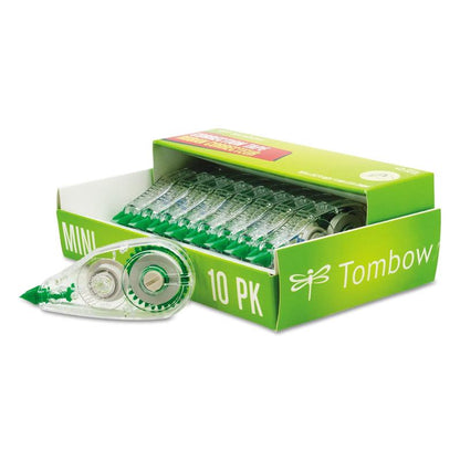 Tombow MONO Mini Correction Tape – 10-Pack, Smooth, Non-Refillable, Left-Hand Friendly