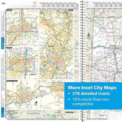 Rand McNally Road Atlas 2026 – United States, Canada & Mexico, Spiral-Bound, 304 Pages