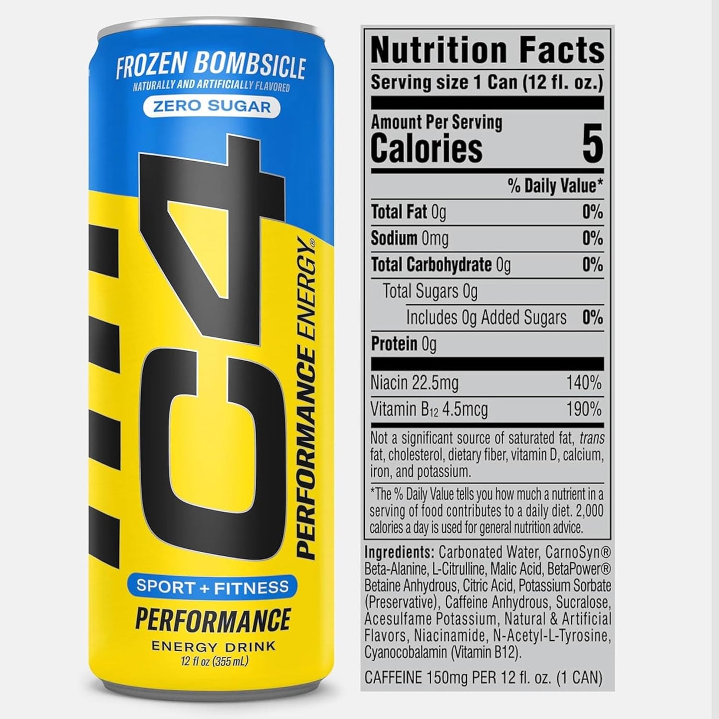 C4 Performance Energy x Popsicle – 12 Pack