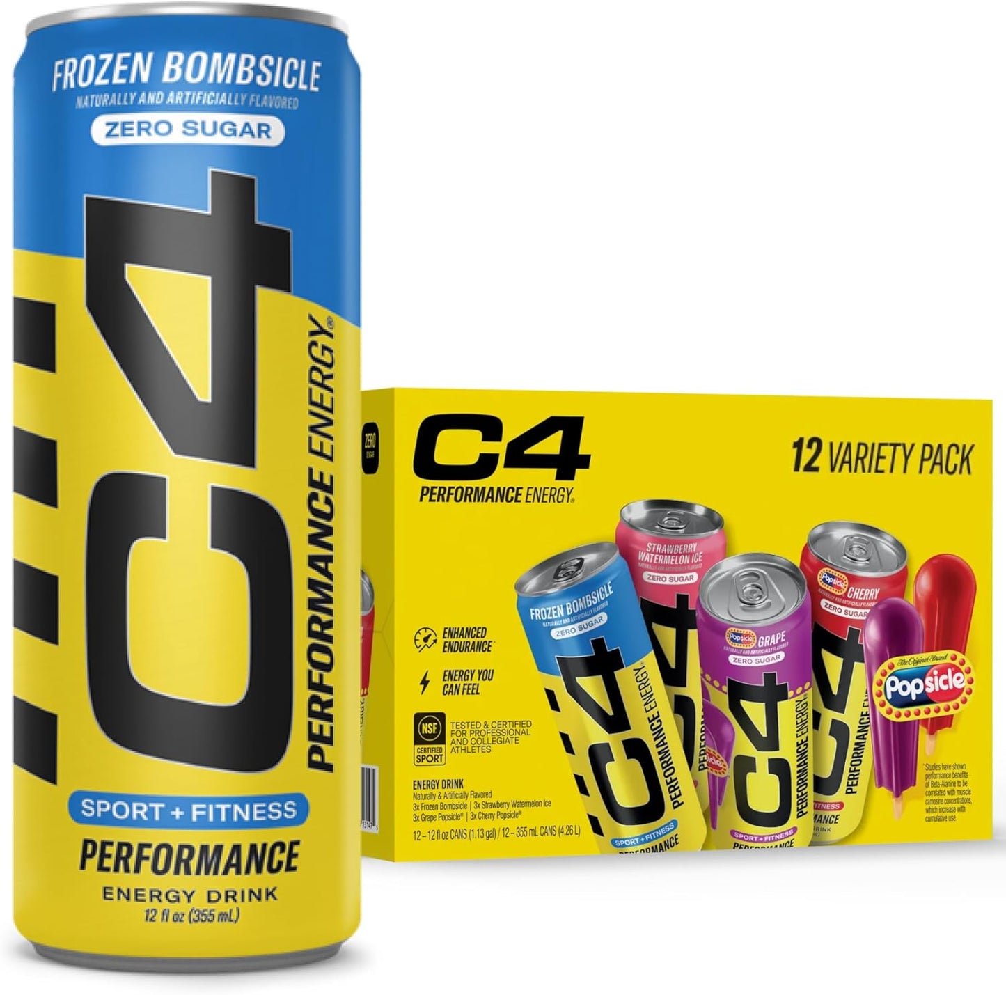 C4 Performance Energy x Popsicle – 12 Pack