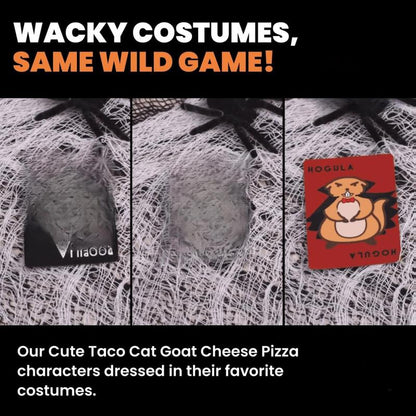 Taco Cat Goat Cheese Pizza – Halloween Edition Card Game, Ages 8+, Fast-Paced Party Fun