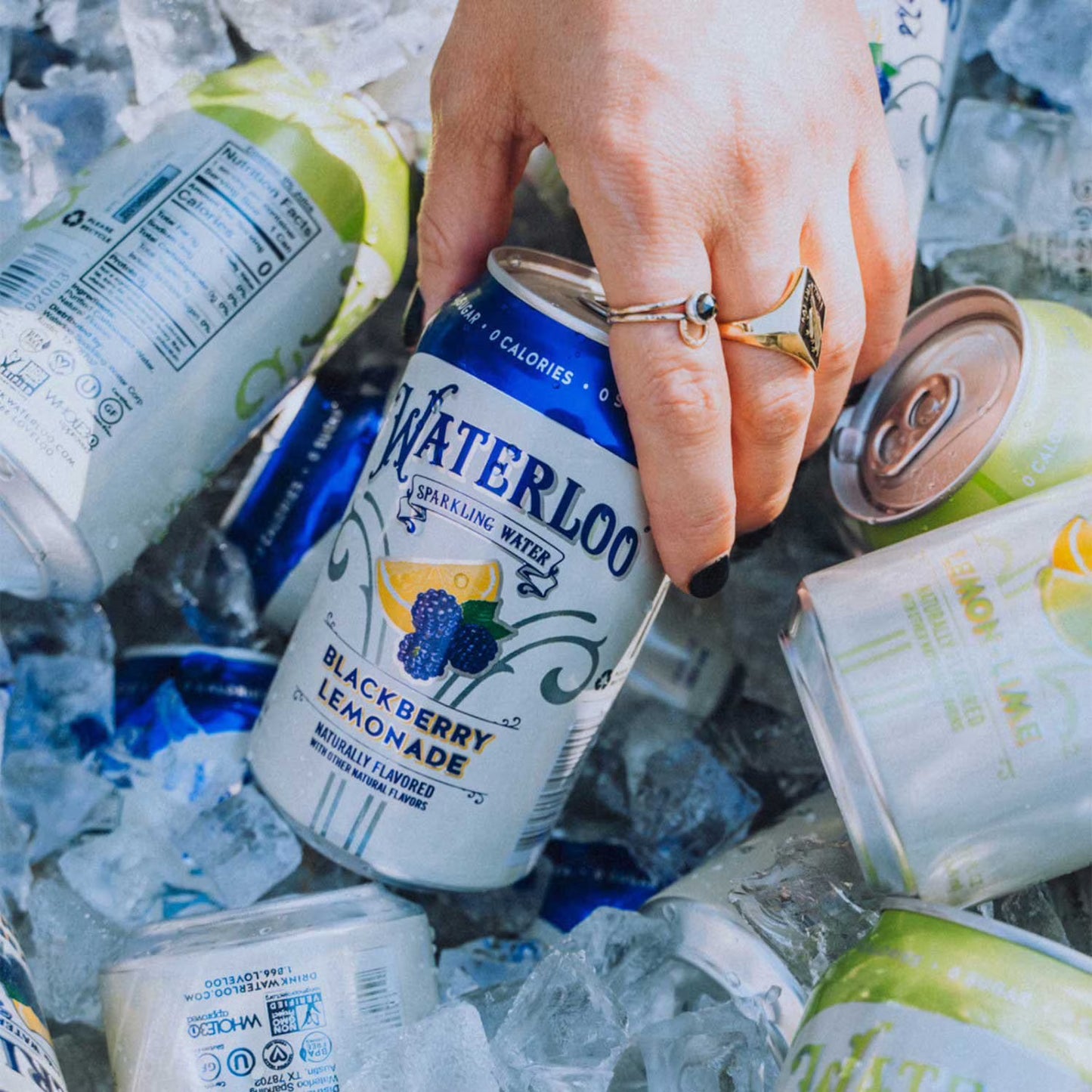 Waterloo Tropical Fruit Sparkling Water – Naturally Flavored Zero-Calorie Beverage (12 Pack)