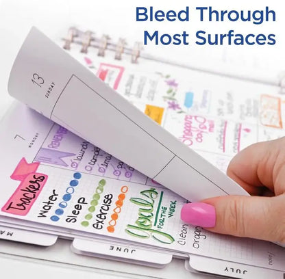 Zebra CLiCKART Retractable Felt Tip Pens (12-Pack) | Fine Point 0.6mm, Capless, Quick-Dry Ink