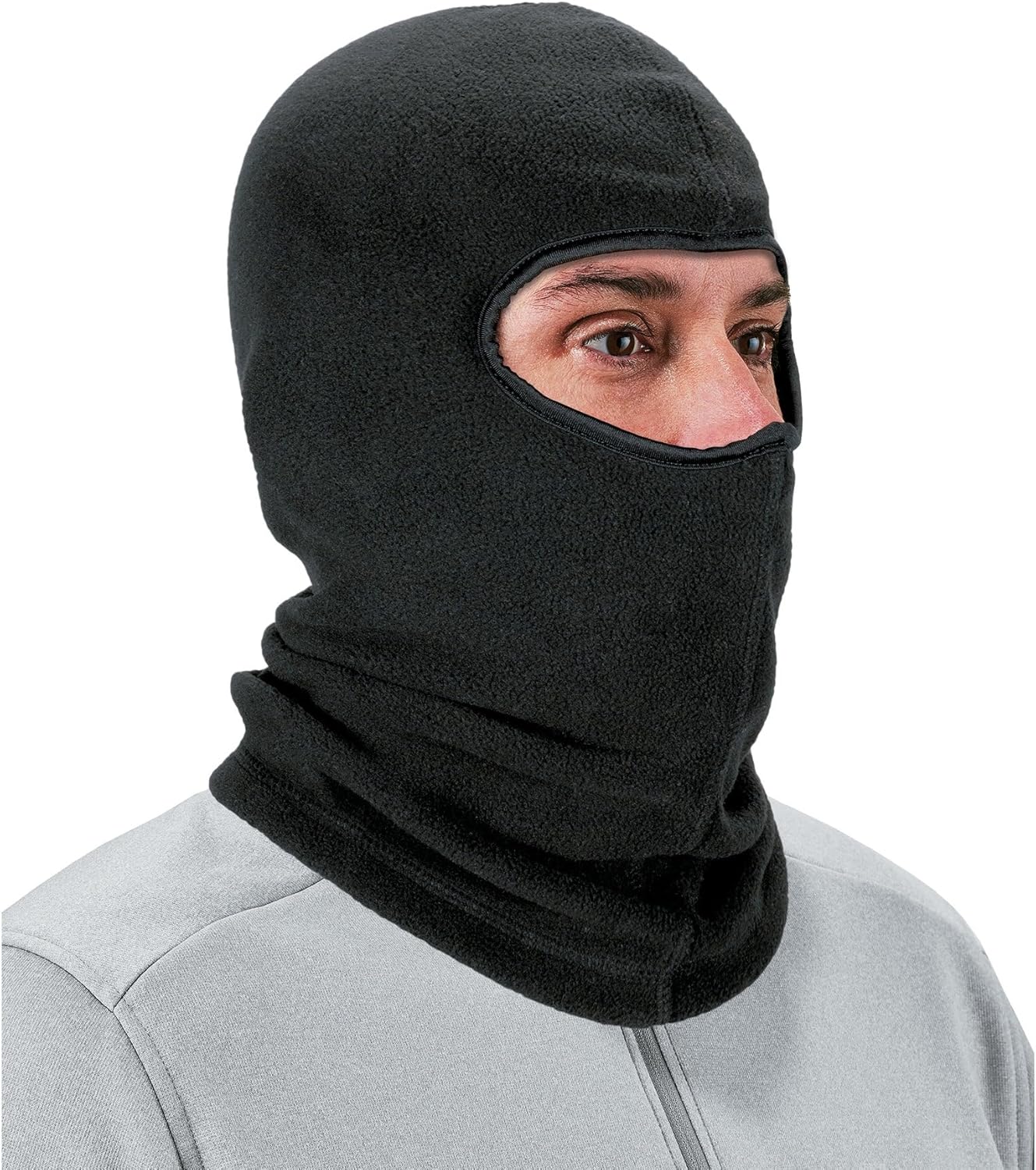 Balaclava, Winter Face Mask, Thermal Black Fleece, Ergodyne N-Ferno 6821