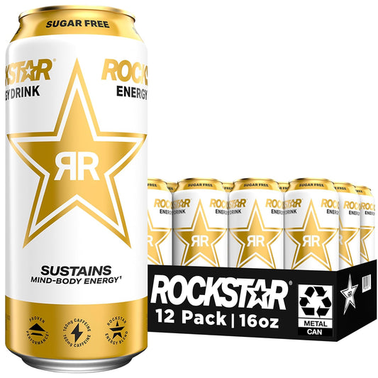 Rockstar® Sugar Free Energy Drink – 16 fl oz (12 Pack)