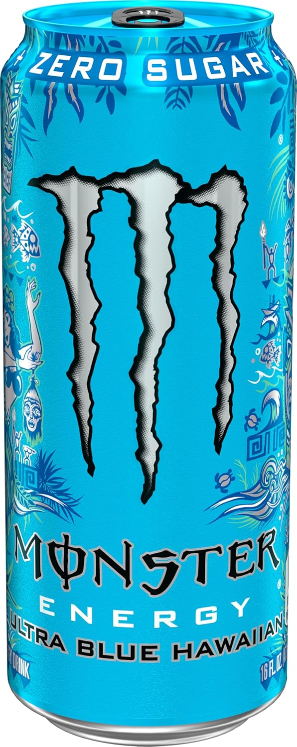 Monster Energy Ultra Blue Hawaiian – Zero Sugar, Full Flavor