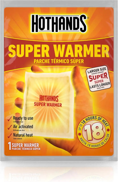 HotHands Body & Hand Super Warmers – Up to 18 Hours of Heat – 40 Warmers