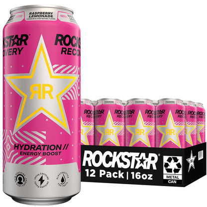 Rockstar Recovery Energy Drink – Non-Carbonated Hydration with Electrolytes